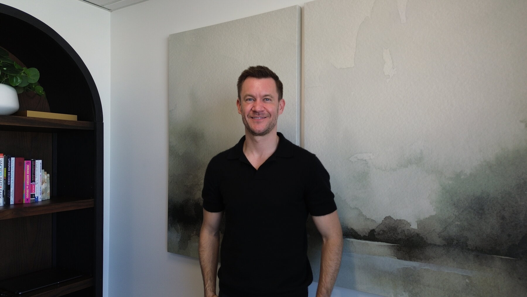 Eric Ingulsrud, MD, in his Beverly Hills office
