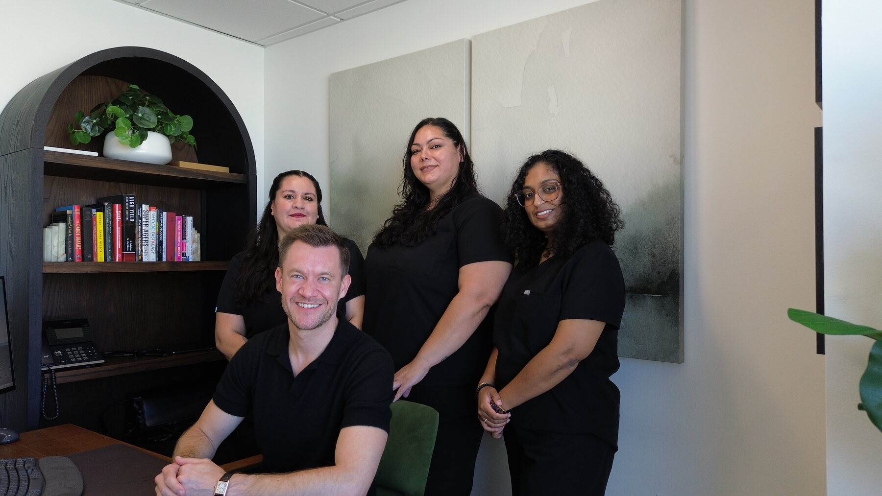 Dr. Eric Ingulsrud and his Beverly Hills practice team