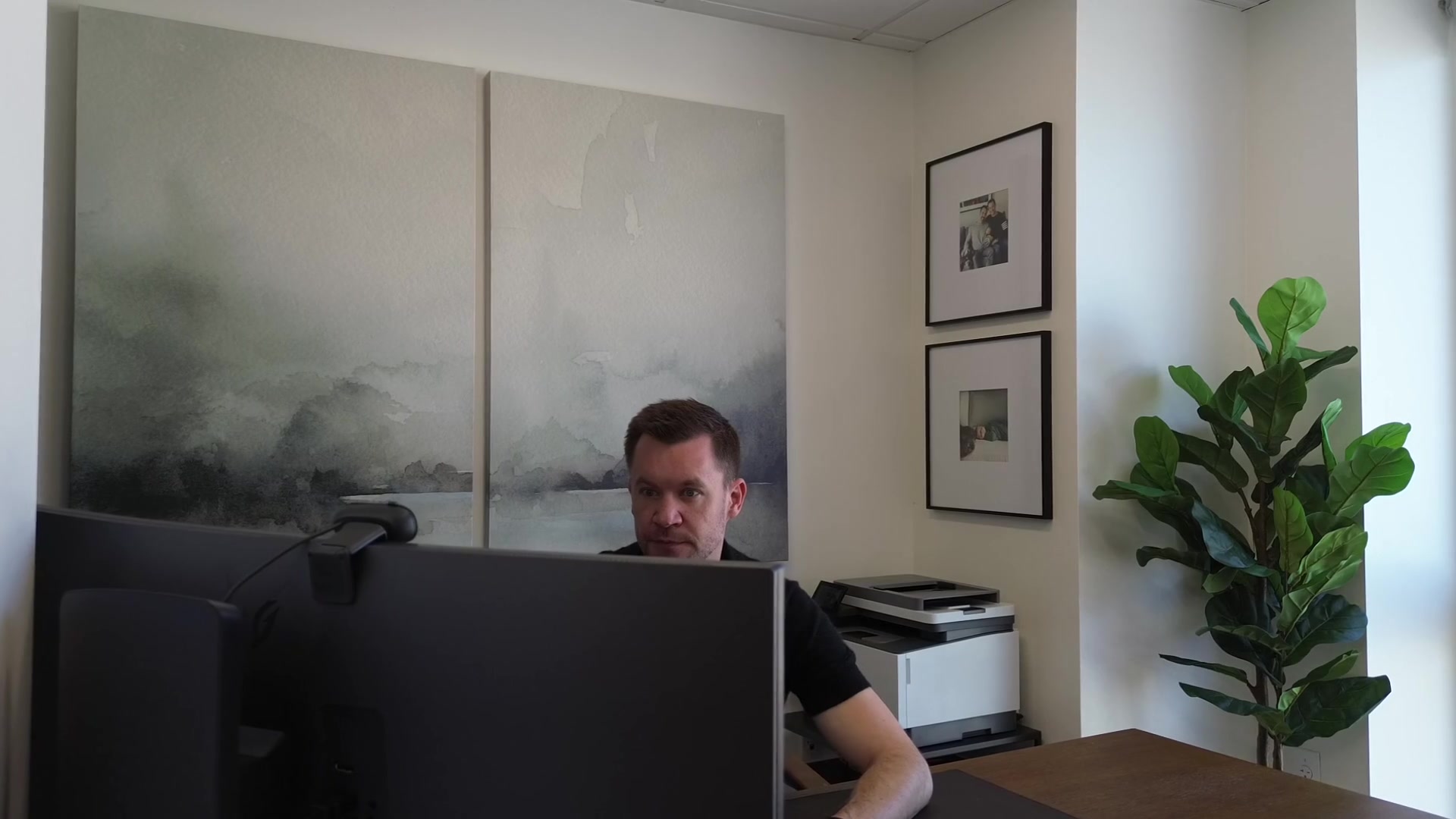 Dr. Eric Ingulsrud in his Beverly Hills office